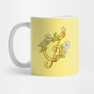 Music note bird song Mug